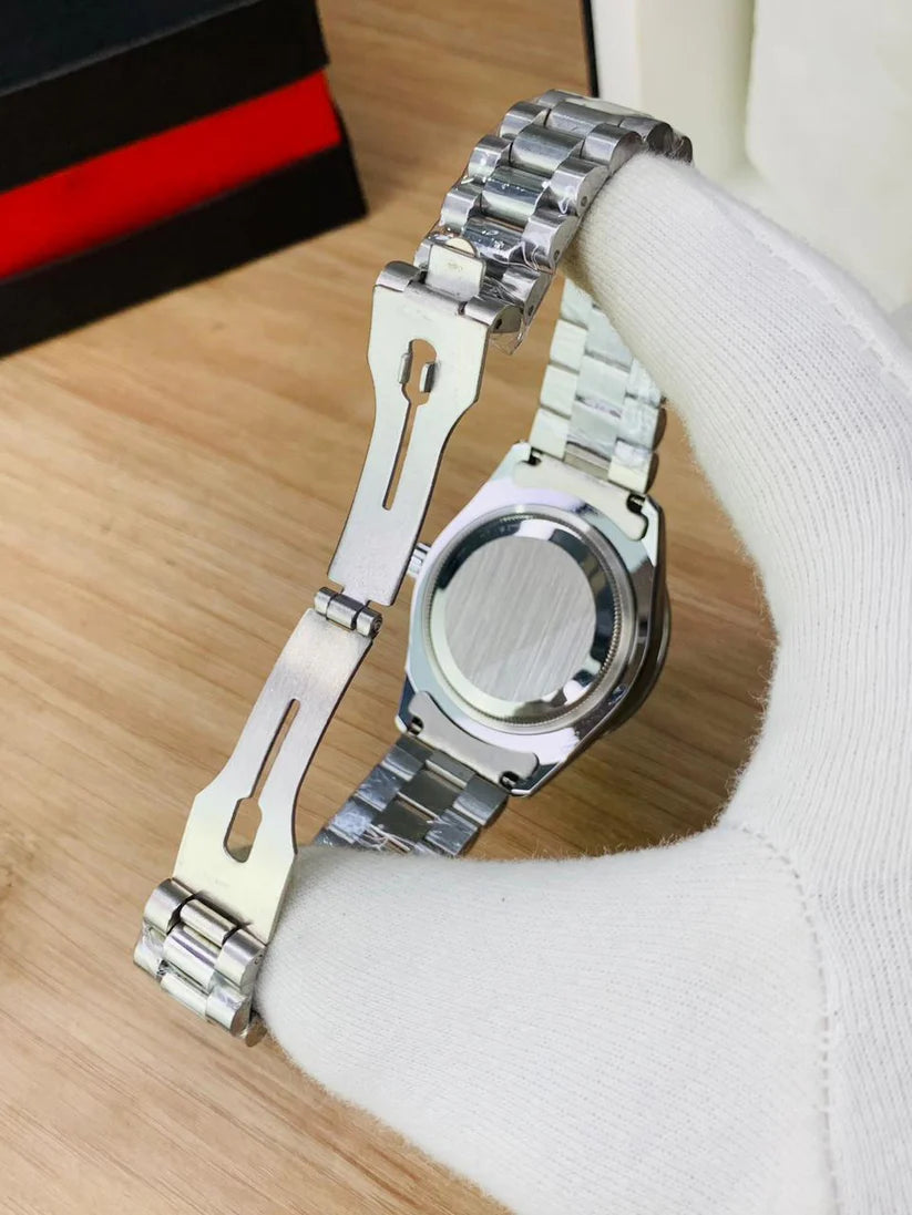 Rolx Datejust Silver White Tone
