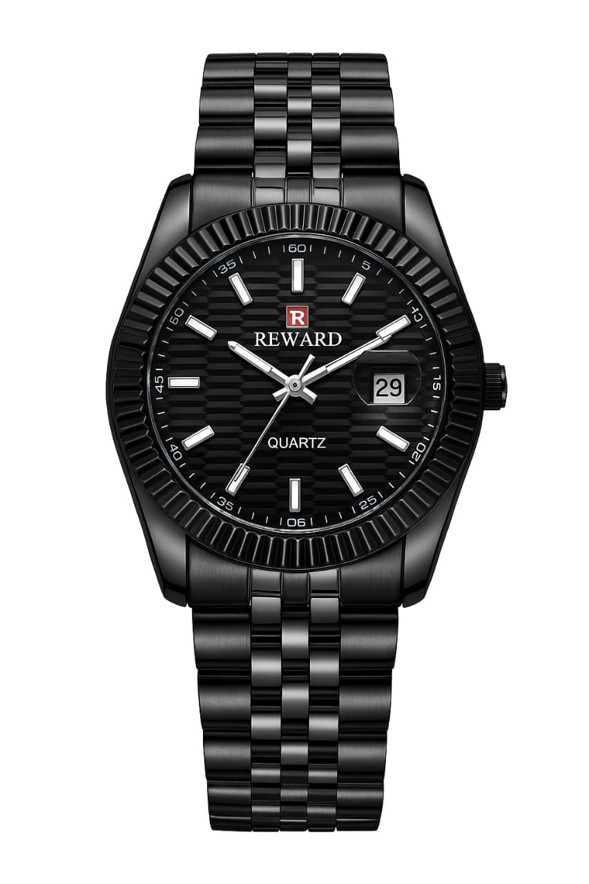 Reward Quartz Watch – Full Black