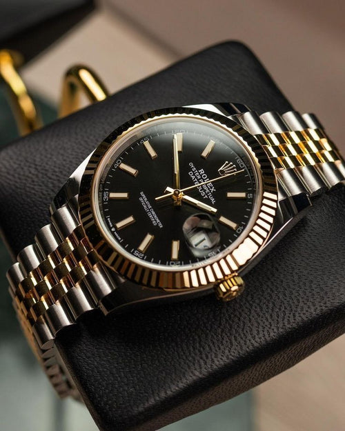 Rolex Datejust Two-Tone With Black Dial