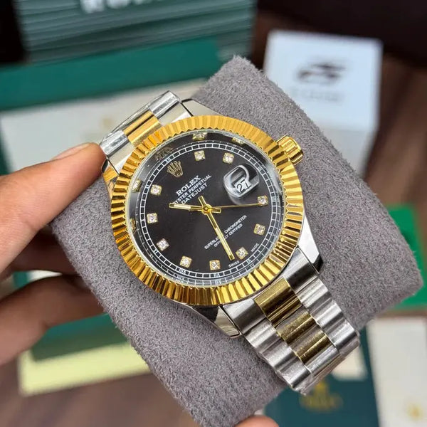 Rolx Datejust Two-Tone(Gold&Silver) image 3