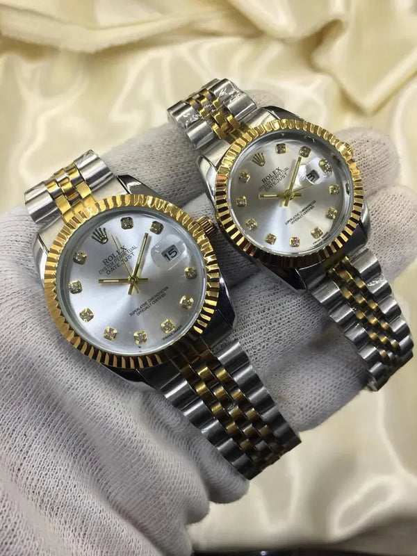 Rolx Two-Tone Couple Watch image 1