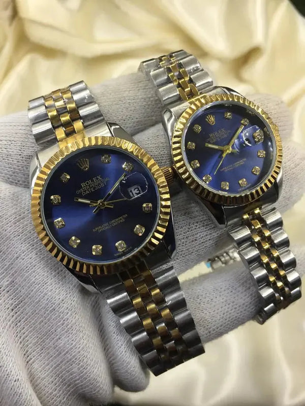 Rolx Two-Tone Couple Watch image 2
