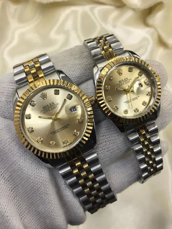 Rolx Two-Tone Couple Watch image 3