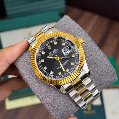 Rolex Datejust Two-Tone With Black Dial