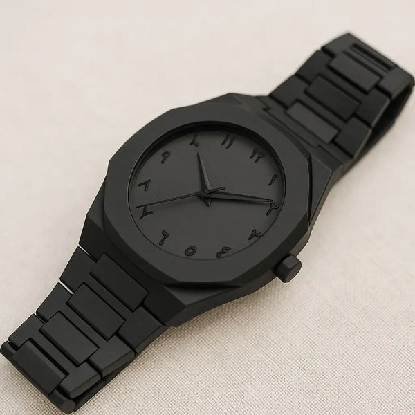 Black Aura With Stainless Steel Strap image 2