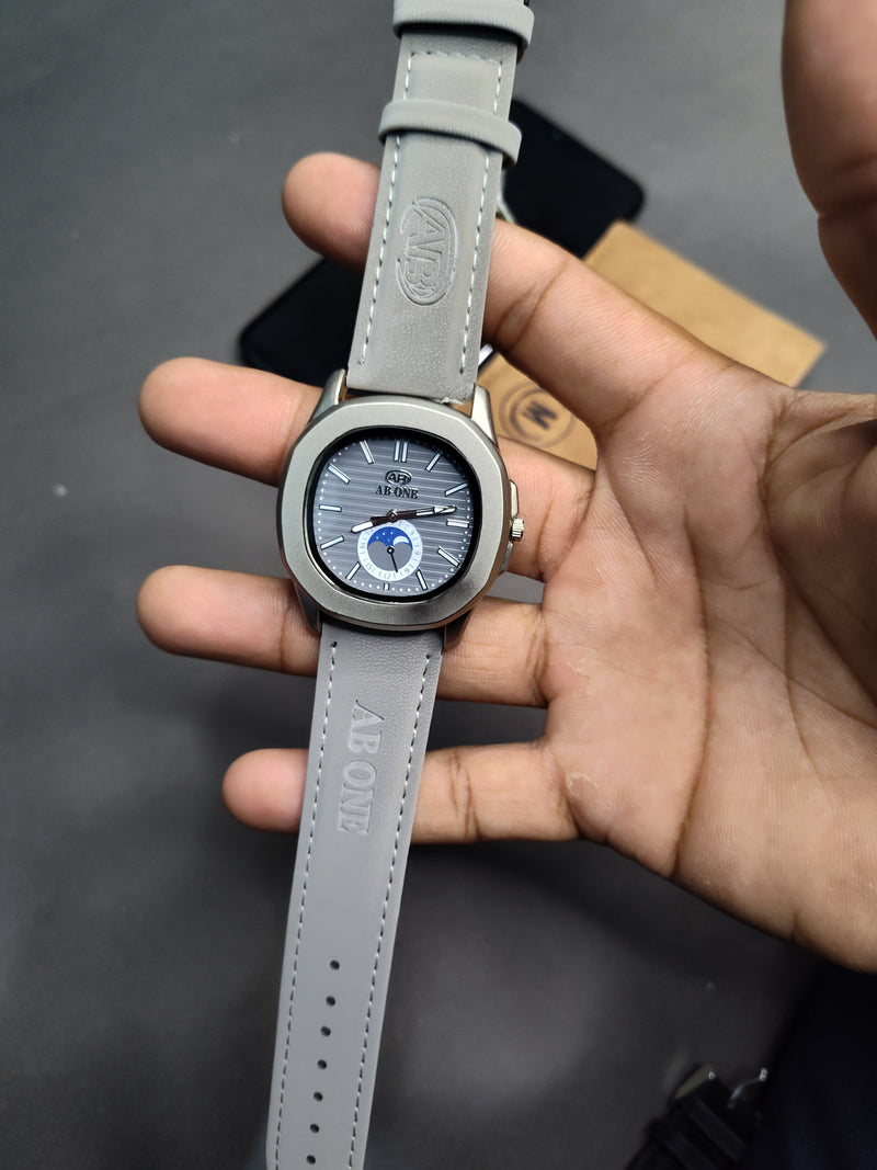 AB One Nautilus-Style Moonphase Watch