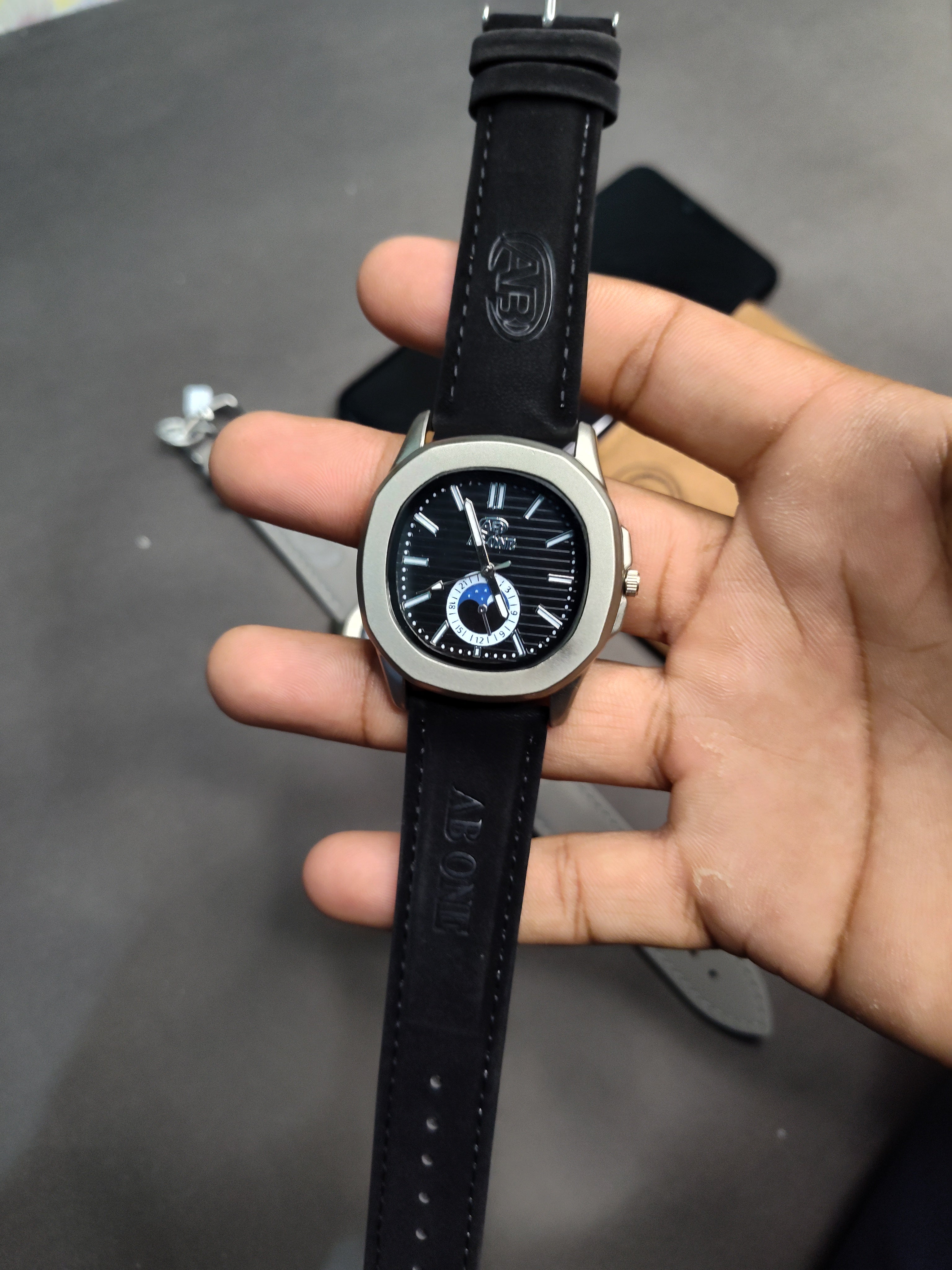 AB One Nautilus-Style Moonphase Watch Auretimes