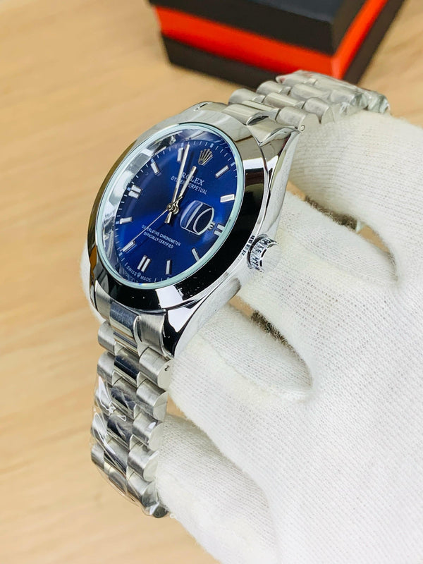 Rolex Oyster Perpetual – Blue Sunray Dial | Date Edition image 2